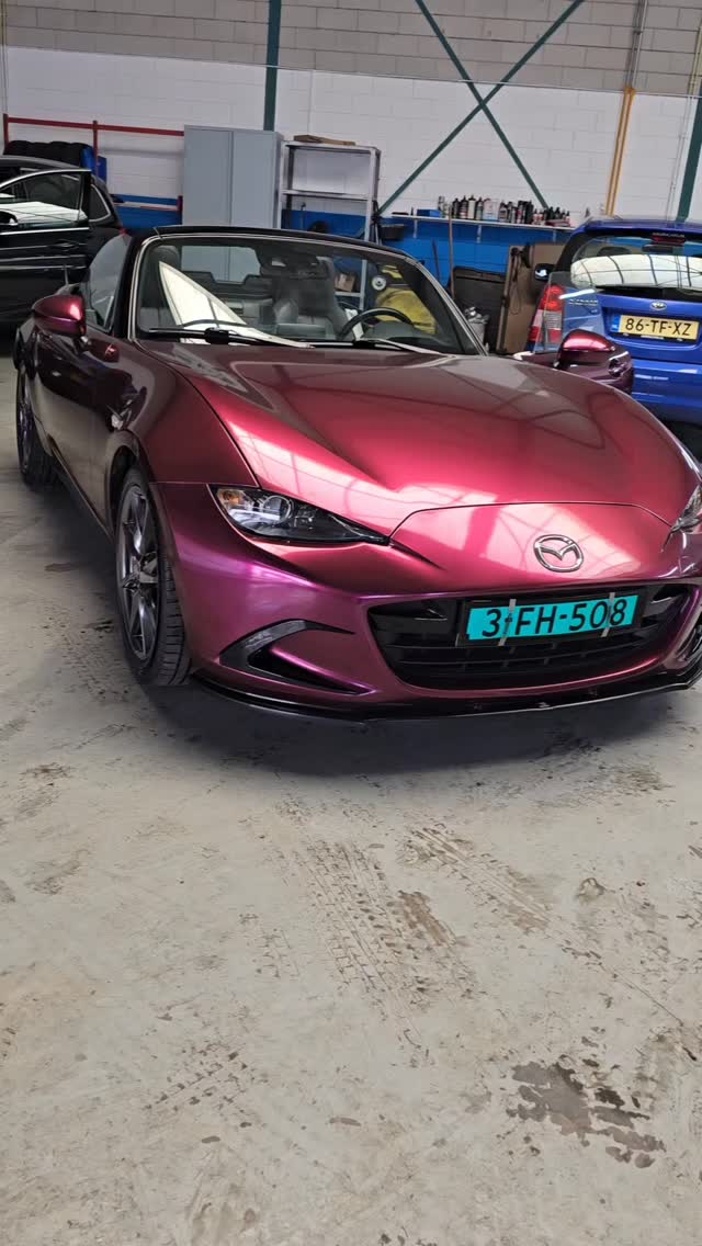 Mazda MX-5 na een behandeling bij Blink&Go